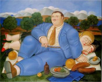 Fernando Botero : The Nap